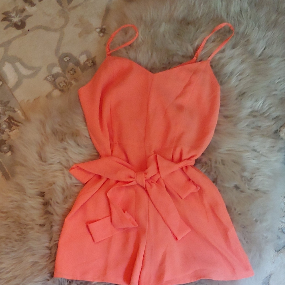 Size Small Melon Colored Romper